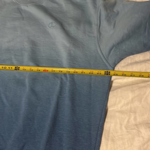 Blue Ombre Champion Crew Neck Sweatshirt Large - Picture 4 of 6